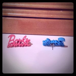 Barbie earrings